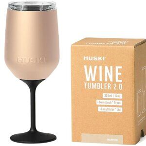 New in Box Huski Wine Tumbler 2.0 with twist lock stem & Mag Slider 355ml